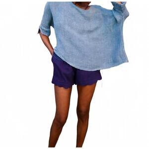 NEW SOFIA COLLECTIONS resort blouse in blue